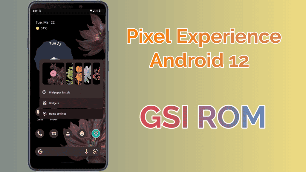 Download Pixel Experience Android 12