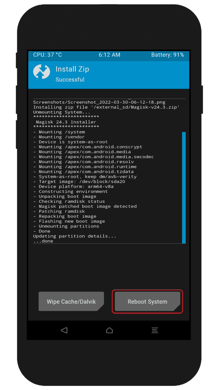 How to Root Samsung Galaxy Tab A7 Lite using Magisk