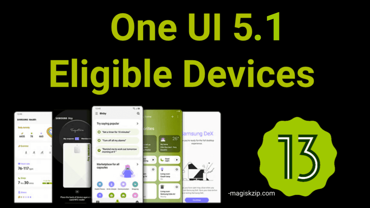 One UI 5.1 Eligible Devices