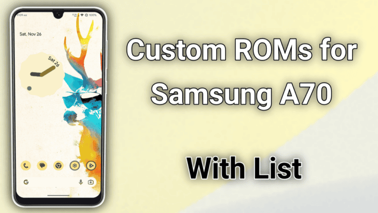 Custom ROM for the Samsung Galaxy A70