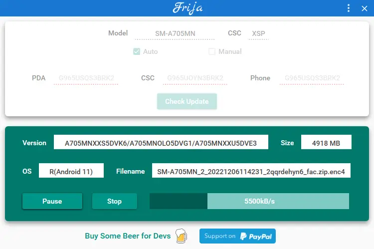 Download Frija The Best Tool for Samsung Firmware