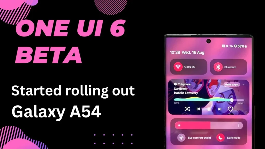Samsung One UI 6.0 Beta Now Available for Galaxy A54
