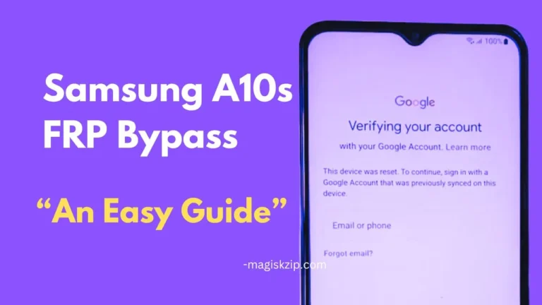 Samsung A10s FRP Bypass