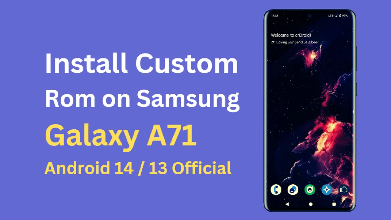 How to Install Custom Rom on Samsung Galaxy A71