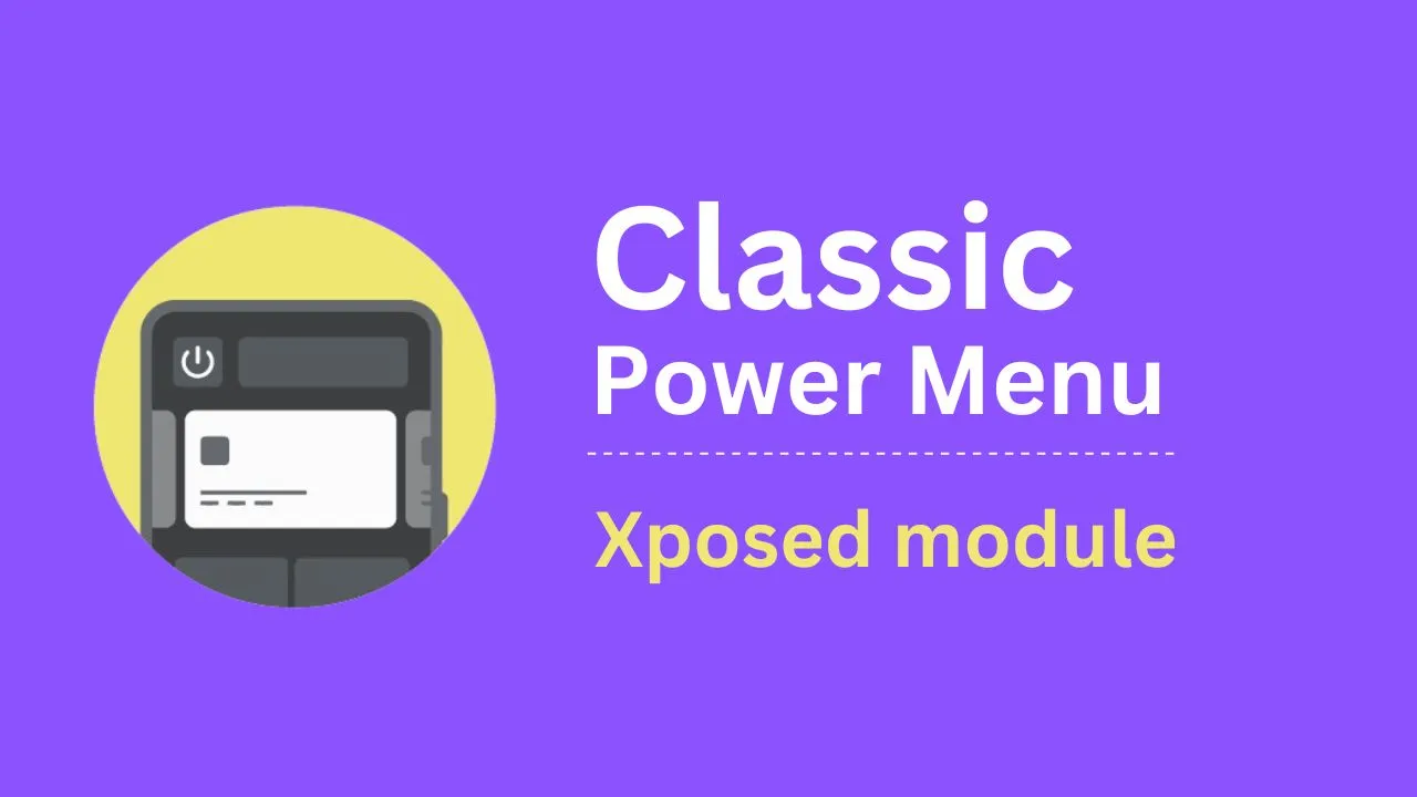 Classic Power Menu Module