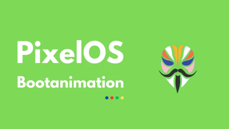 PixelOS Bootanimation Magisk Module