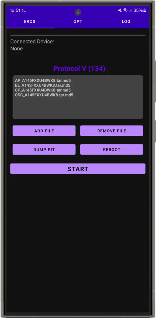 Eros Samsung Flasher app
