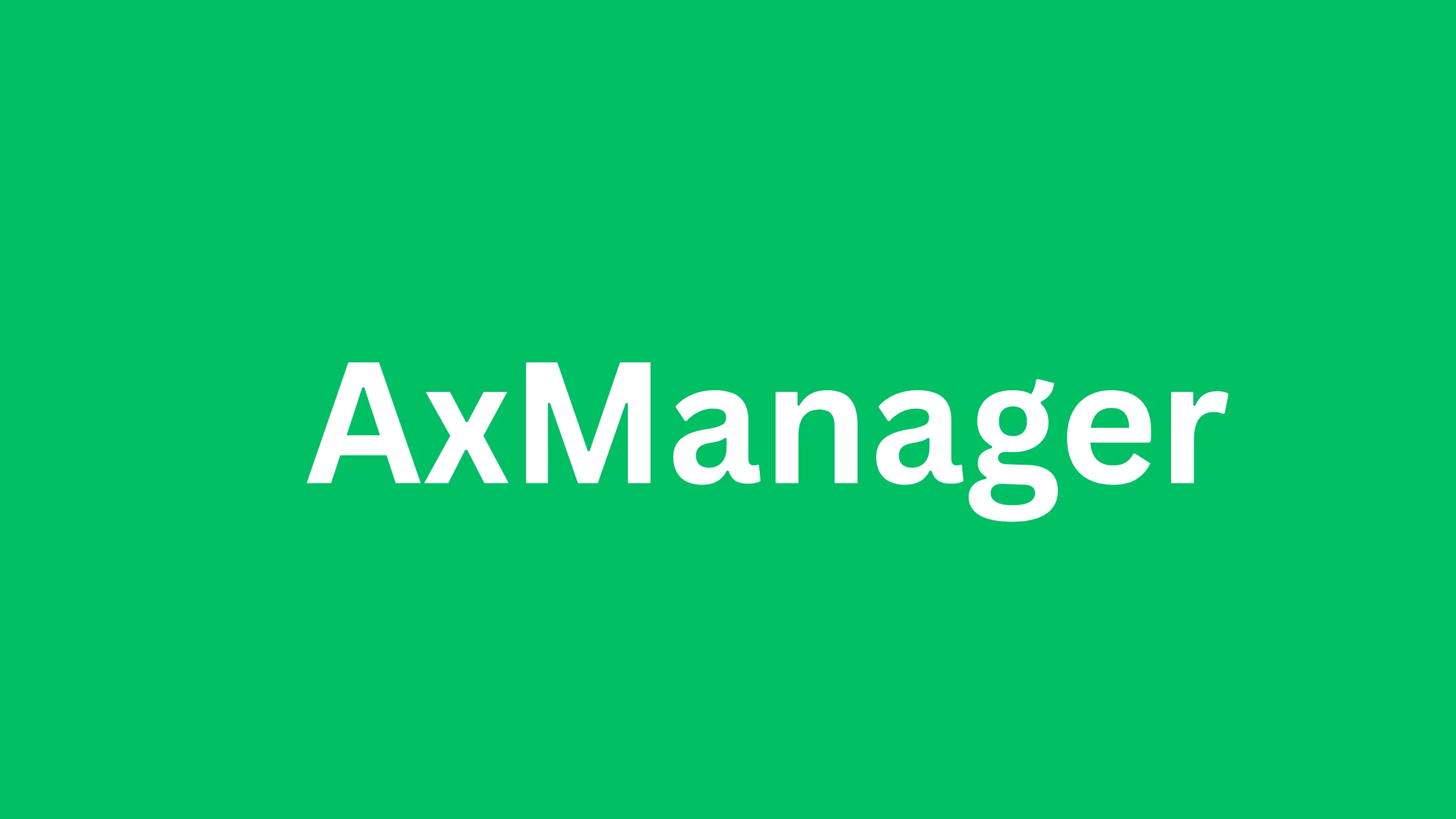 AxManager
