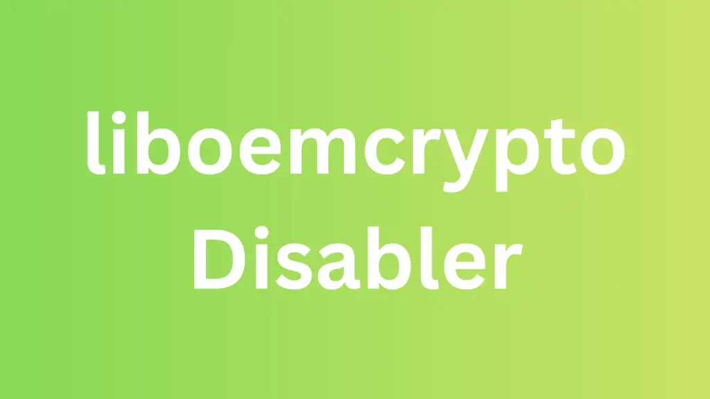 liboemcrypto Disabler