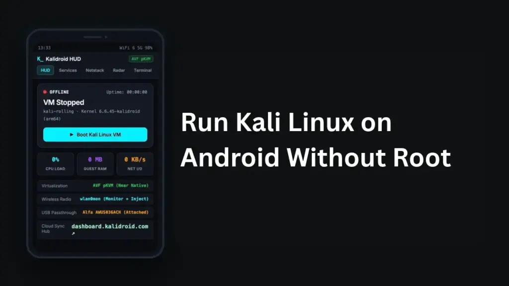 How to Run Kali Linux on Android Without Root