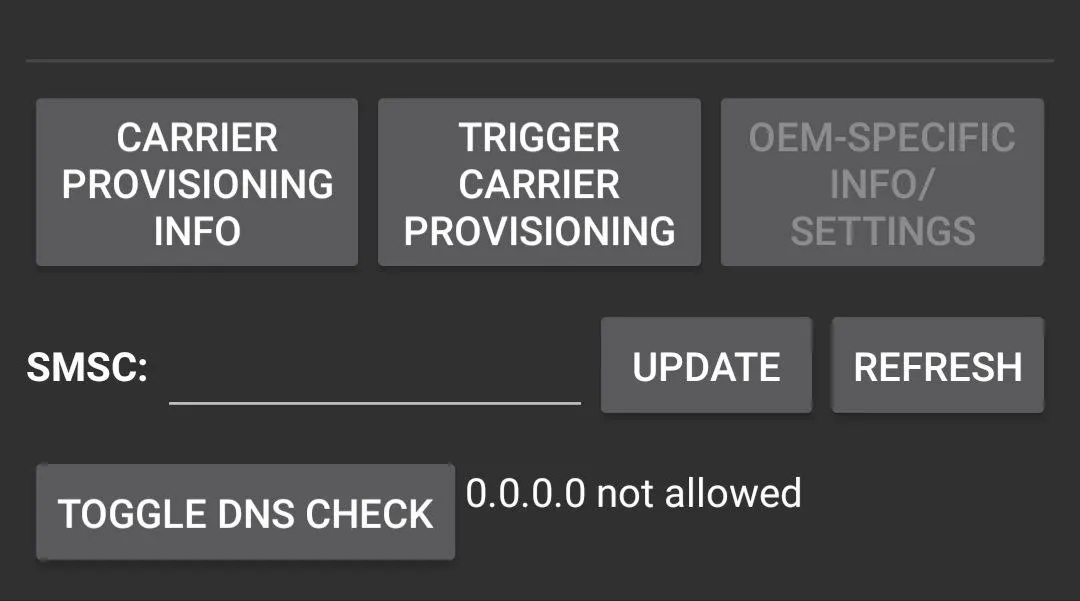 SMSC Number Update on Custom ROM